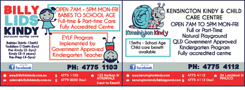 Billy Lids Kindy - Child Care Find 3