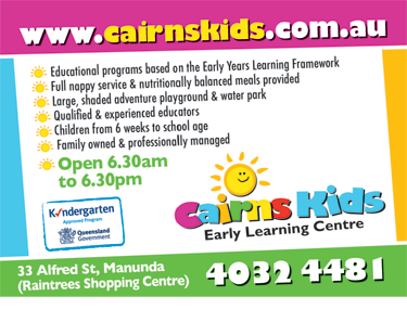 Cairns Kids Early Learning Centre - Child Care Find 1