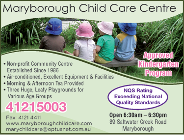 Maryborough Child Care Centre - Child Care Find 1