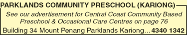 Parklands Community Preschool (Kariong) - Child Care Find 2